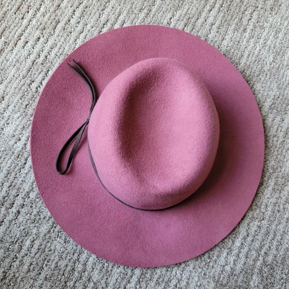Women's Dusty Mauve Felt Hat - Picture 2 of 14